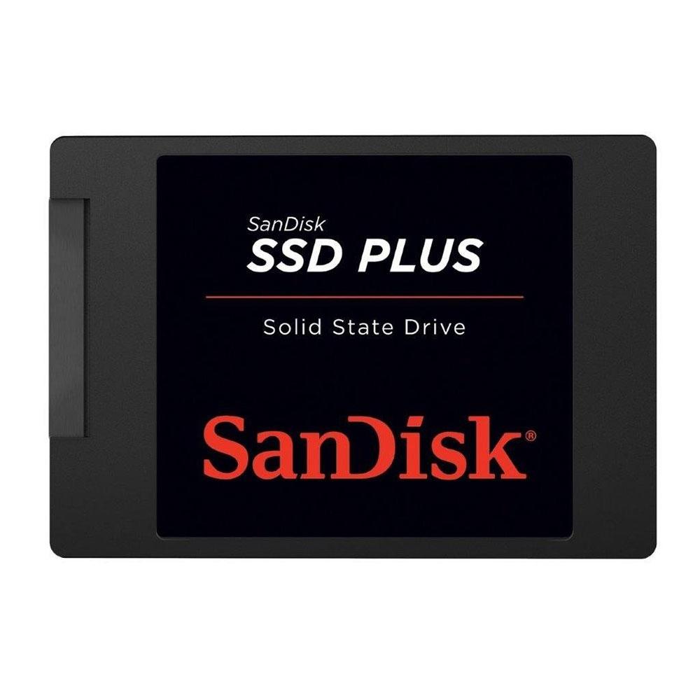 SSD Sandisk Plus, 120GB, SATA, Leitura 530MB/s, Gravação 310MB/s - SDSSDA-120G-G27 - Foto 0
