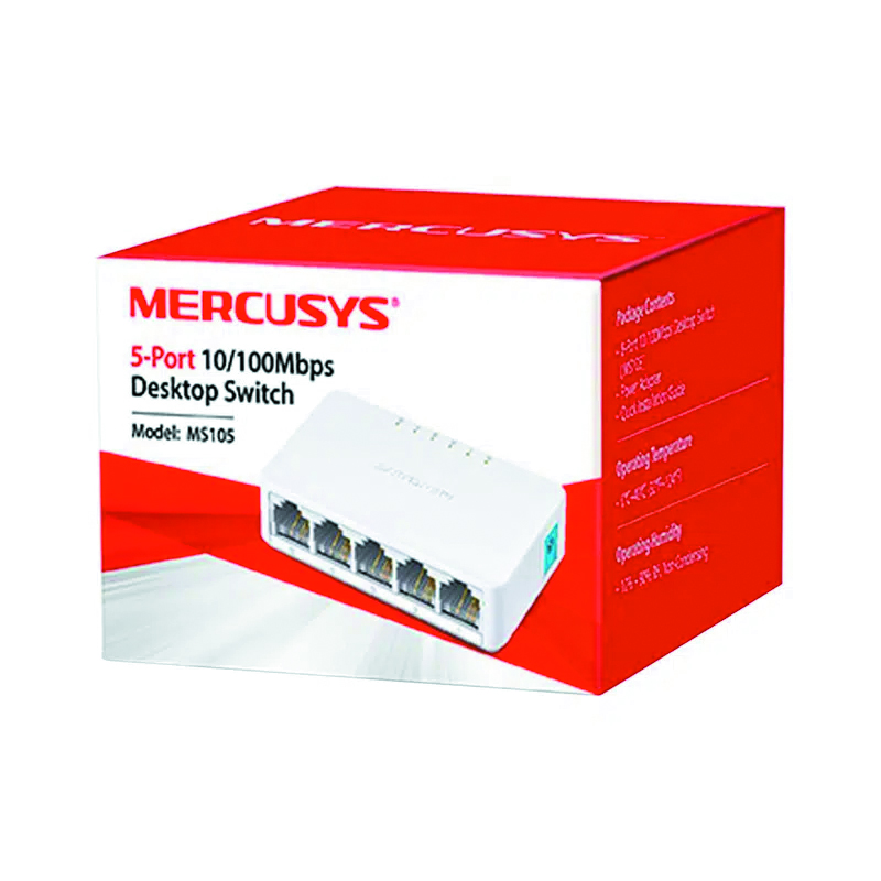 Switch de Mesa Mercusys 5 Portas 10/100Mbps - MS105 - Foto 2