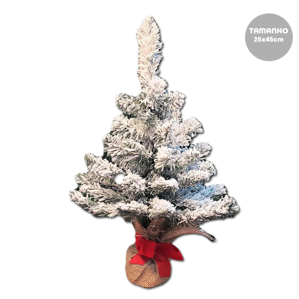 Árvore de Natal Verde com Neve Luxo 45cm Chibrali - Pedagógica - Papelaria,  Livraria, Artesanato, Festa e Fantasia