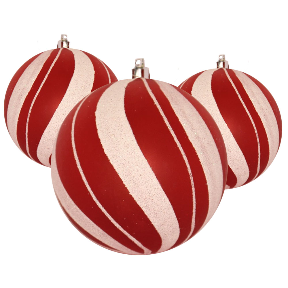 Bola de Natal 8cm Vermelha e Branca Glitter 6und Enfeite - Pedagógica -  Papelaria, Livraria, Artesanato, Festa e Fantasia