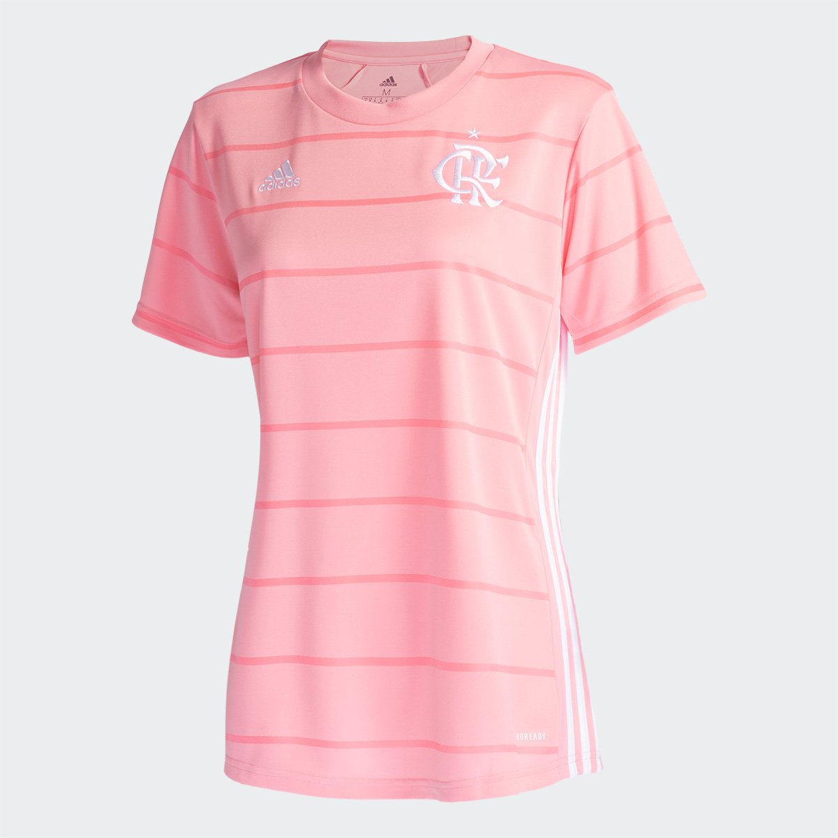 Camisa Flamengo Outubro Rosa 2021 Adidas Feminina