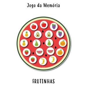 JOGO DA MEMÓRIA - FRUTINHAS