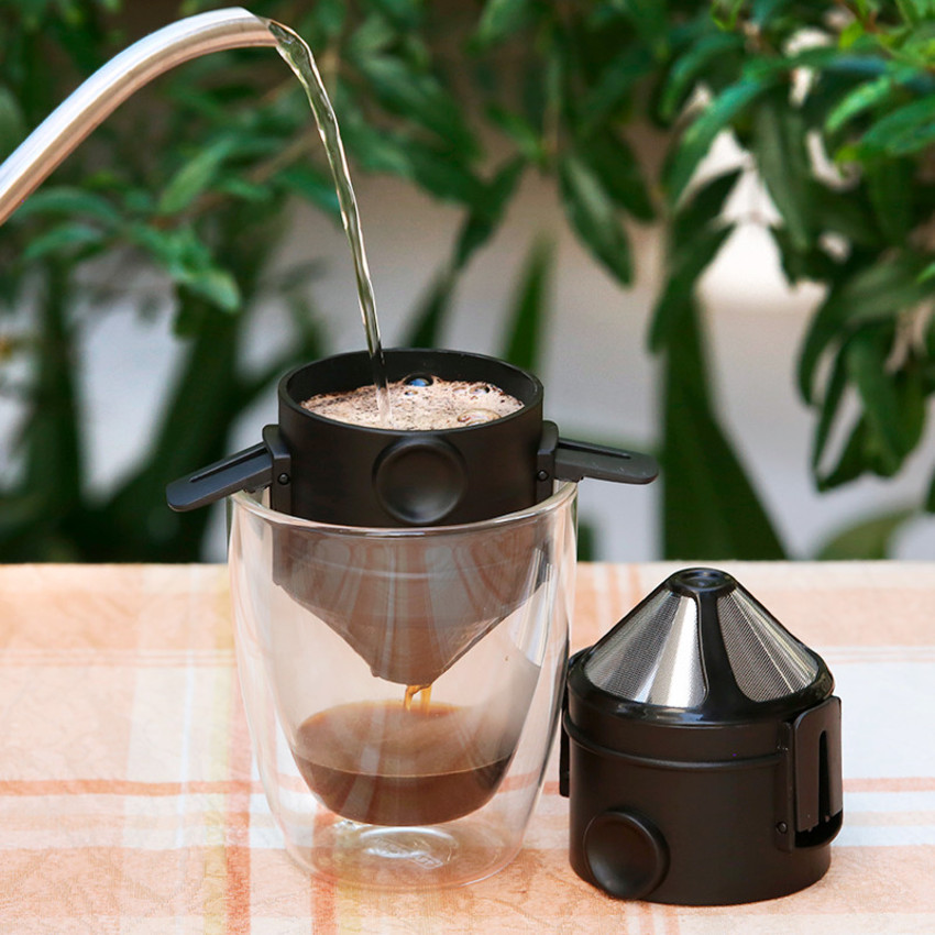 Mini Coador de Café em Aço Inox - Ristrettinho Cafés Especiais