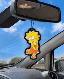 Aromatizante personalizado para carro - Lisa Simpsons