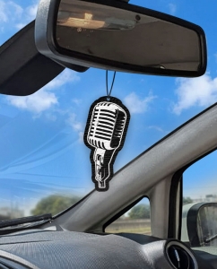 Aromatizante personalizado para carro - Microfone