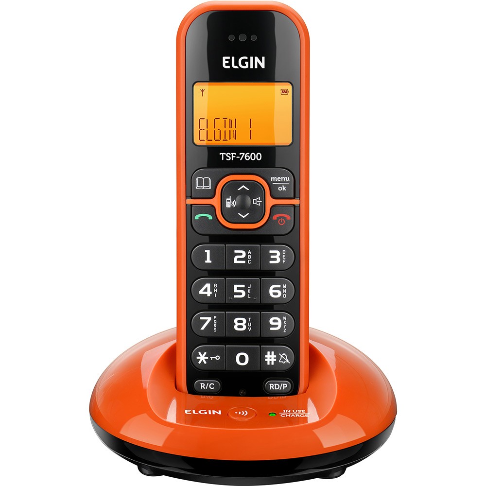 Telefone Sem Fio Elgin Com Identicador De Chamadas Tsf 7600