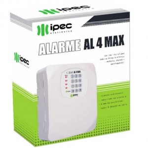 Central de Alarme AL4 Max - 4 Setores Particionáveis IPEC