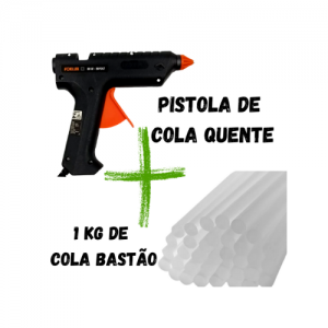Pistola De Cola Quente 80 W Gr Bivolt Foxlux Cod. 2603