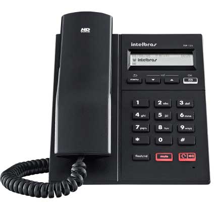 APARELHO TELEFONICO VOIP IP TIP 125 INTELBRAS