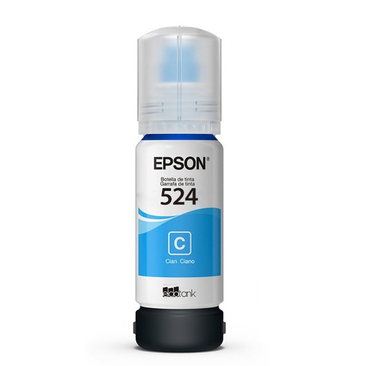 REFIL EPSON ECOTANK T524220 ( 524 ) CIANO