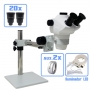 Microscópio Estereoscópio Trinocular com Braço Articulado DI-106TS 200x