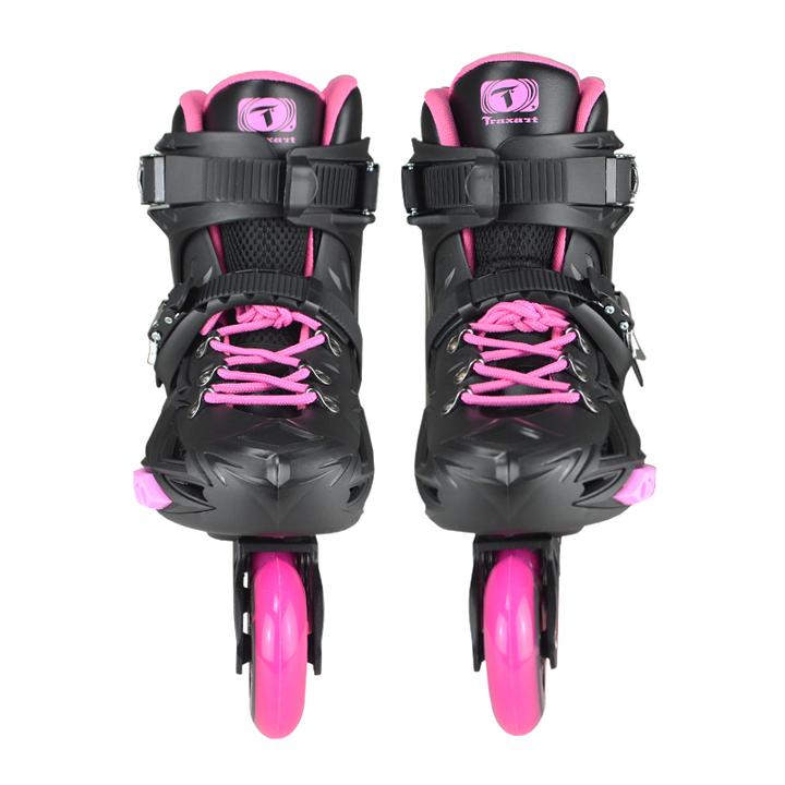 PATINS INLINE FREESTYLE TRAXART DYNAMIX  - 80MM ABEC-7 - ROSA - 4 (USA) - 35/36 (BR)