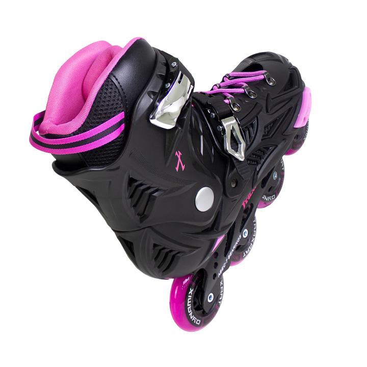 PATINS INLINE FREESTYLE TRAXART DYNAMIX  - 80MM ABEC-7 - ROSA - 7 (USA) - 38/39 (BR)
