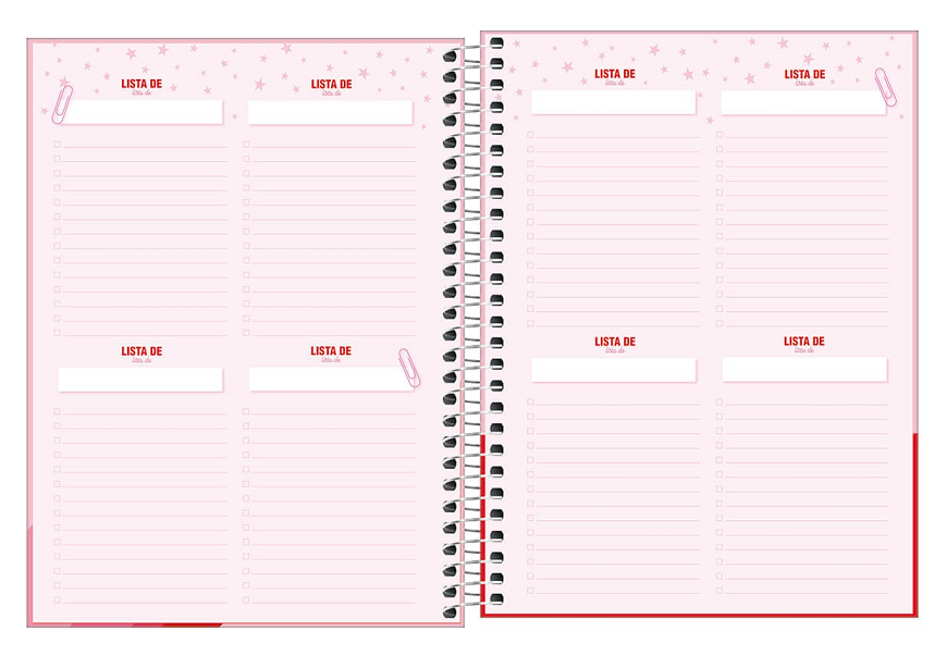 Agenda Planner Espiral Love Pink 2021- Tilibra