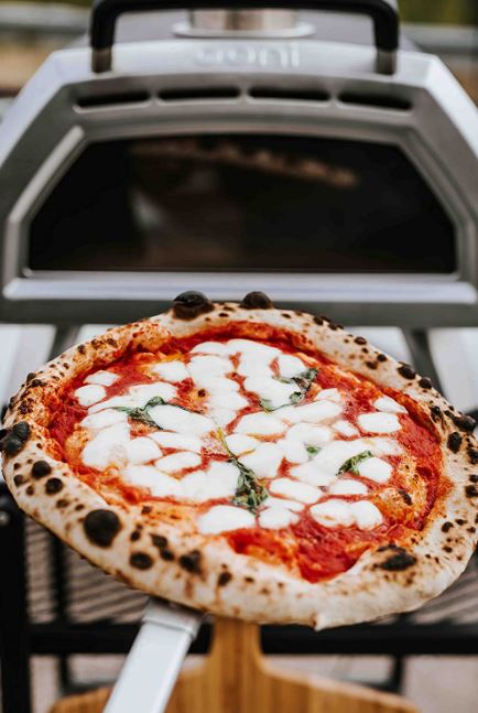 Espátula Perfurada de Giro Ooni em Alumínio para Pizza