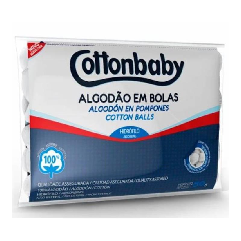 ALGODÃO BOLA COTTONBABY BRANCO 50G