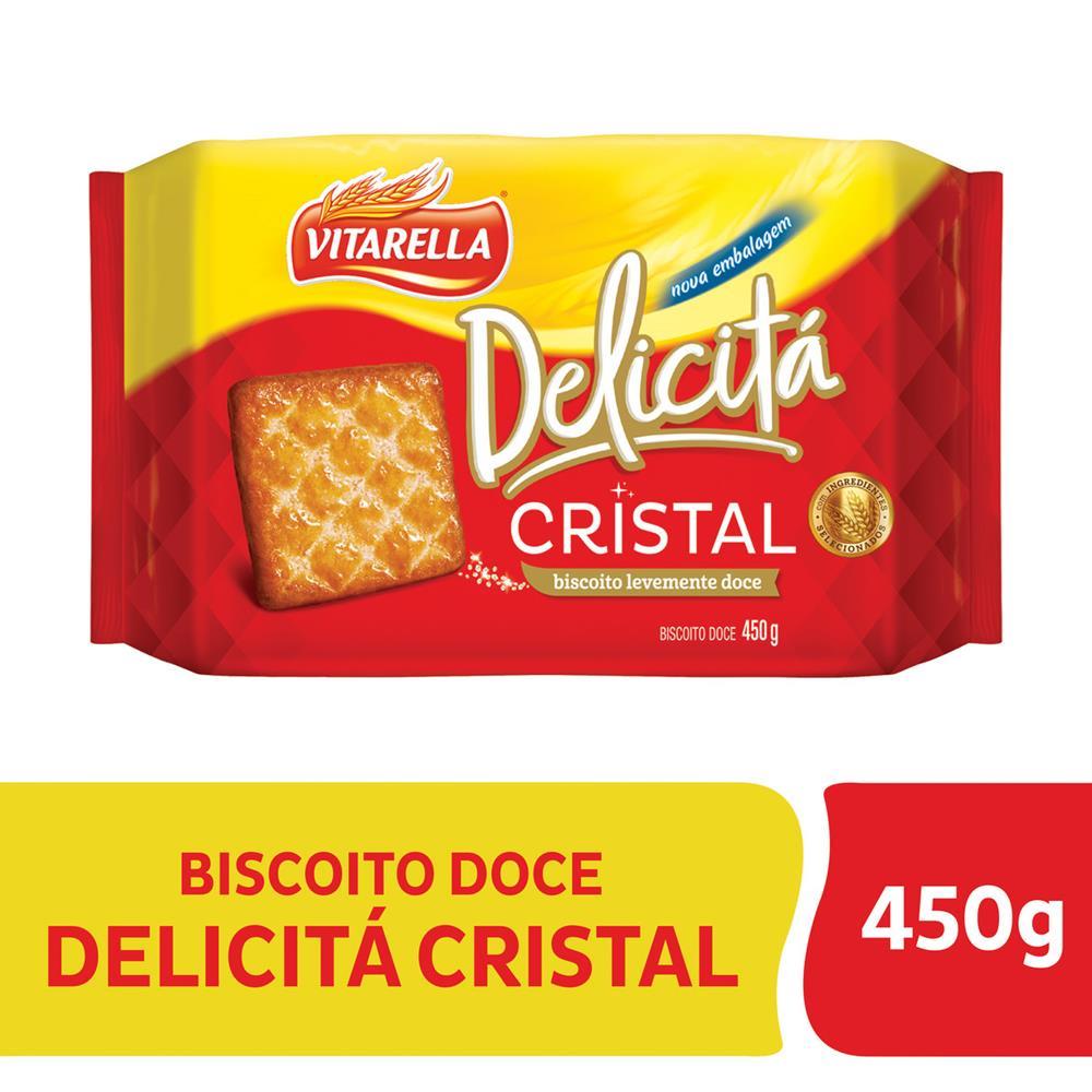 BISCOITO DOCE DELICITÁ CRISTAL VITARELLA 450G