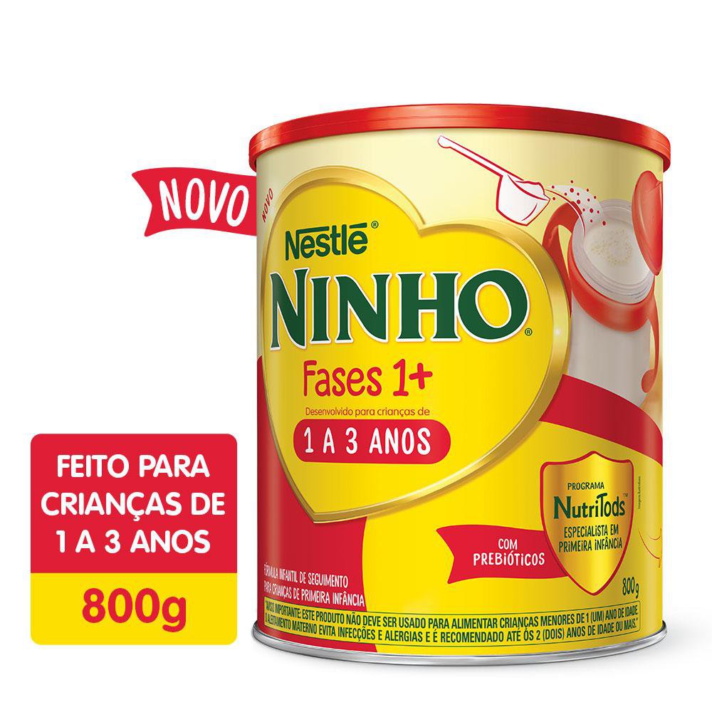 FÓRMULA INFANTIL NINHO FASES 1+ LATA 800G