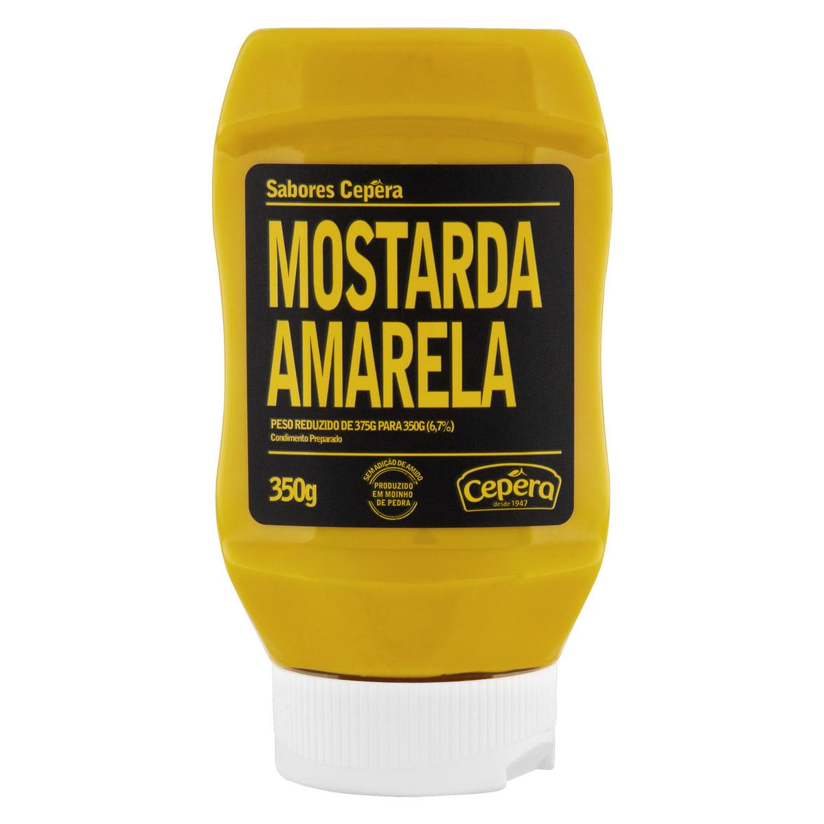 MOSTARDA AMARELA CEPÊRA SQUEEZE 350G