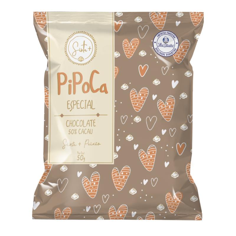 PIPOCA CHOCOLATE SINTA+ PACOTE 50G