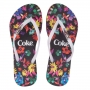 Chinelo  Coca-Cola Painted Flowers