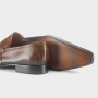 355 - Sapato Social Masculino Bion Loafer Clássico Nuova Whisky