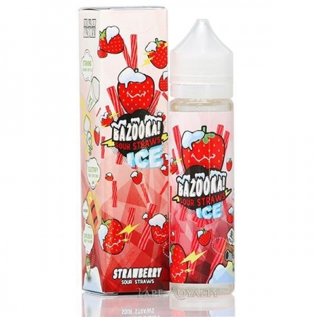 Líquido Bazooka! - Strawberry ice - Sour Straws