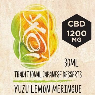 Líquido CBD Element - Yuzu Lemon Meringue - Traditional Japanese Desserts 