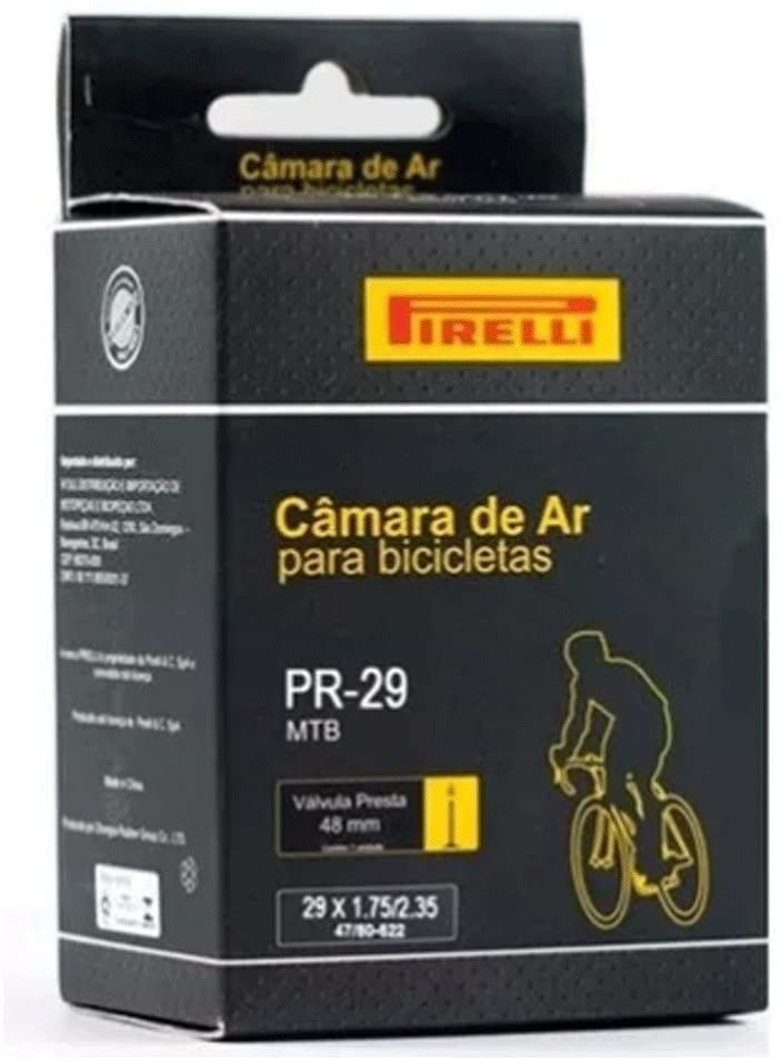Camara De Ar Pirelli Aro 29 Valvula Presta 48mm Bike Mtb