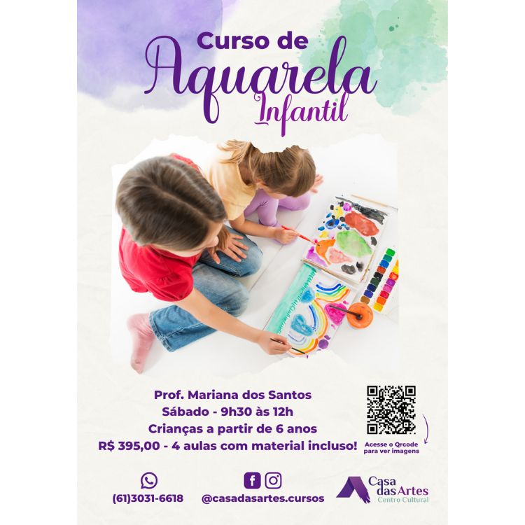 Curso Aquarela Infantil - Mariana Santos