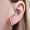 Brinco Ear Hook Liso Banho Ouro 18k