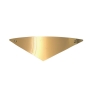 Presilha Metal Triângulo Dourado