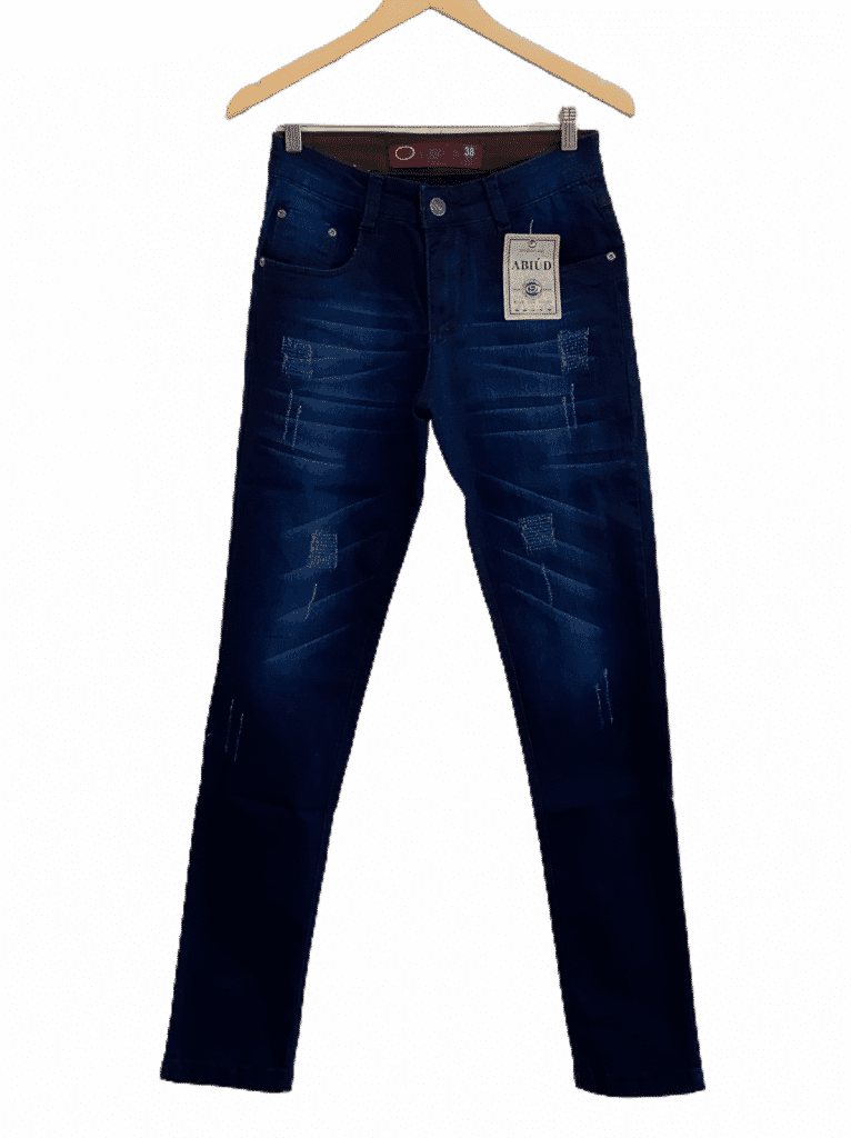 Calça jeans escura masculina