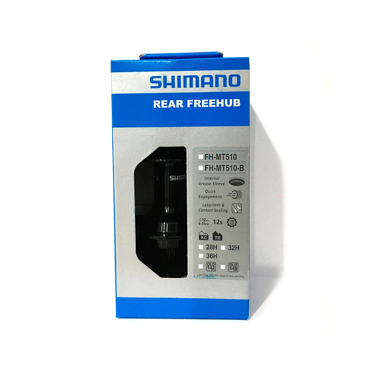 Cubo Traseiro Shimano FH-MT510-B 12x148mm 32F Micro Spline 12v