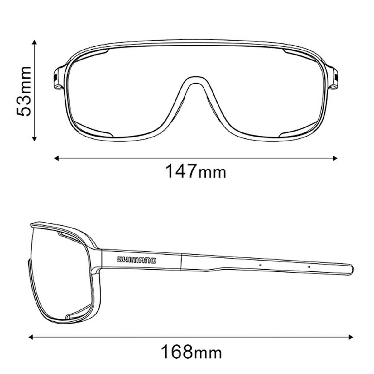 Óculos Shimano Technium CE-TCNM1-OR Esportivo