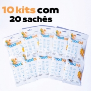 10 Kits com 20 sachês de Sílica gel bodout