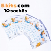 5 Kits com 10 sachês de Sílica gel bodout