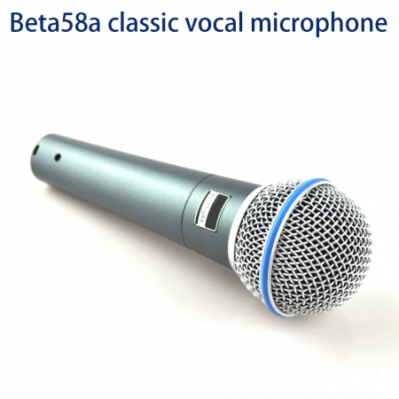 Microfone dinâmico portátil com condensador para voz, jogos e karaokê