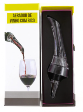 Aerador de Vinho com Bico em Acrílico Mimo Style.