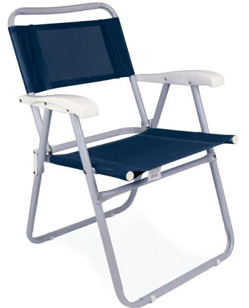Cadeira Master Aço Azul
