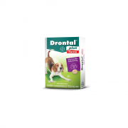 Drontal Plus 776,5mg Cães Adultos Até 10Kg - 4 Comprimidos