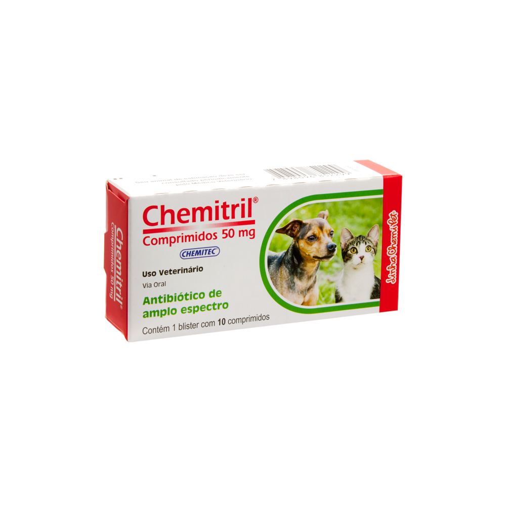 Chemitril 50mg - 10 Comprimidos
