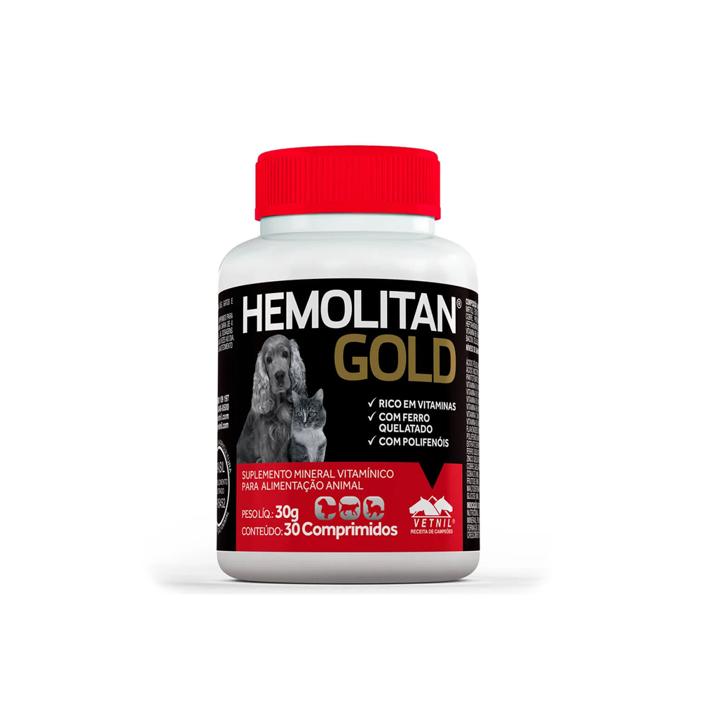 Hemolitan Gold 30 Comprimidos