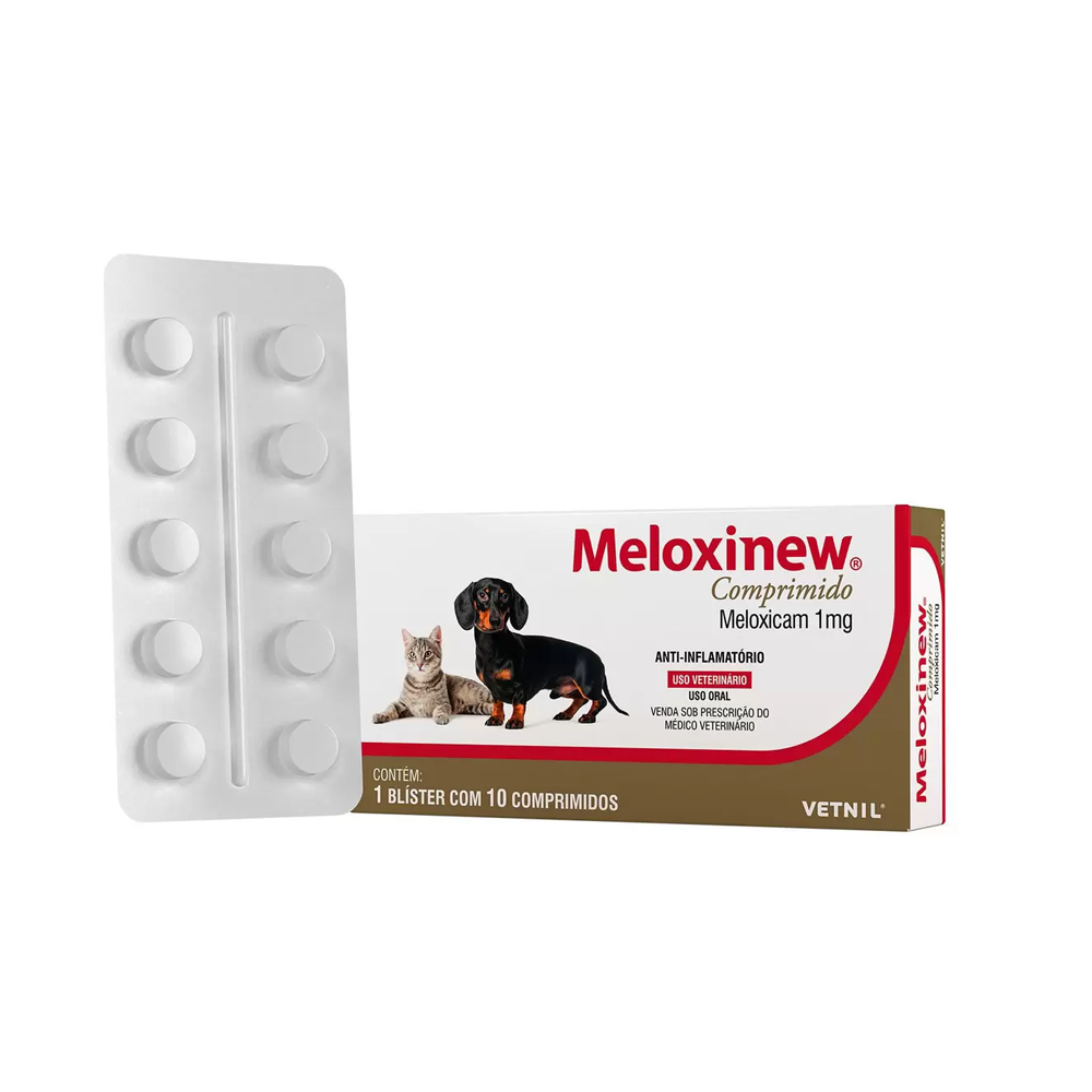 Meloxinew 1mg - 10 Comprimidos