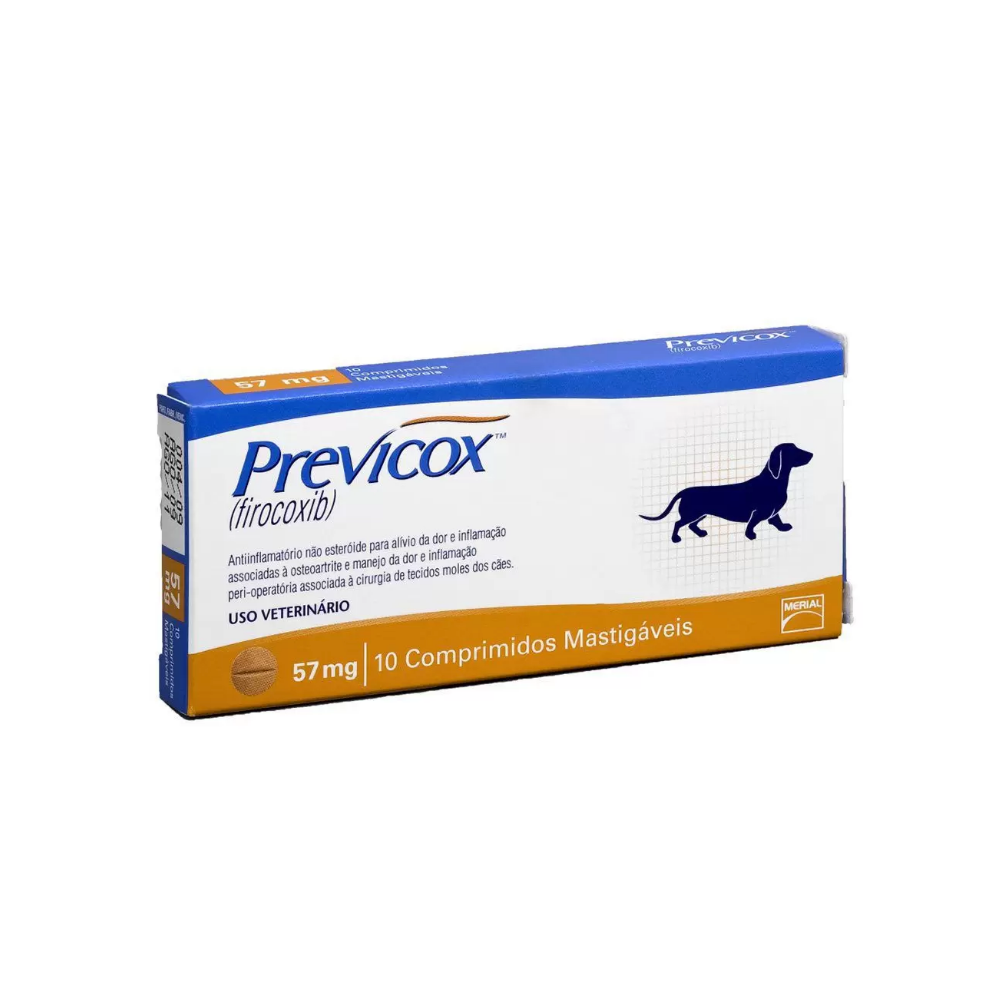 Previcox 57mg - Caixa com 10 Comprimidos