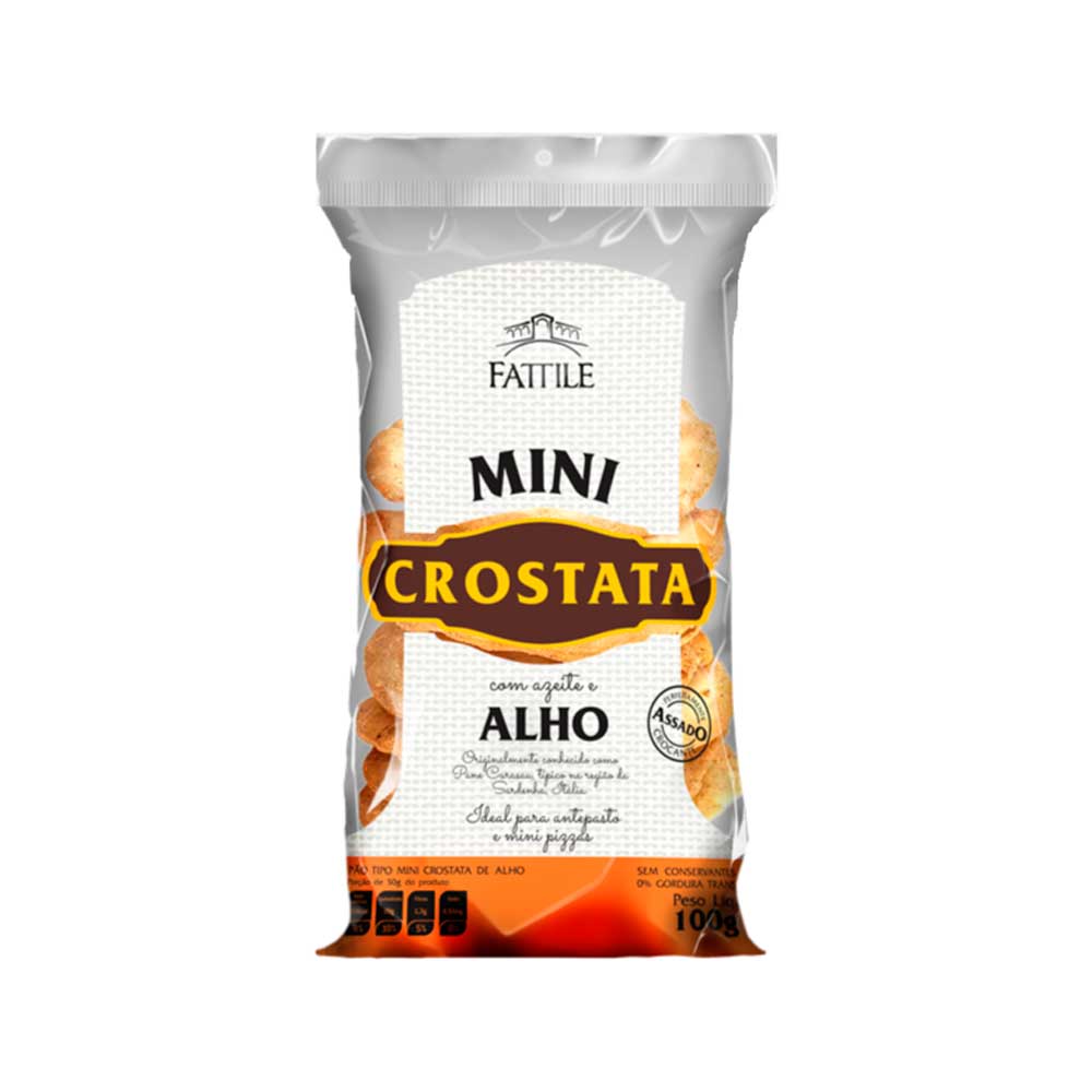 Mini Crostata de Alho 100g - Fattile