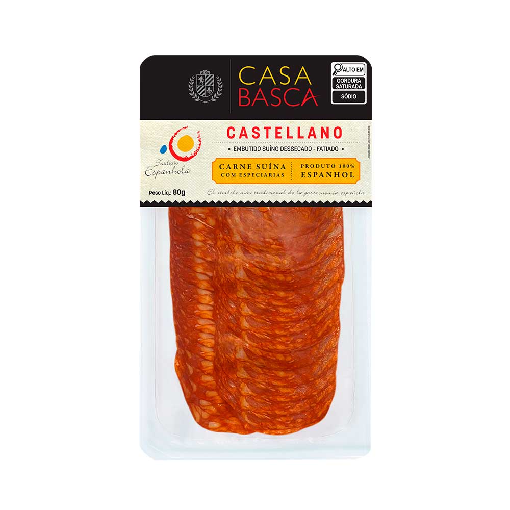Salame Castellano 80g - Casa Basca