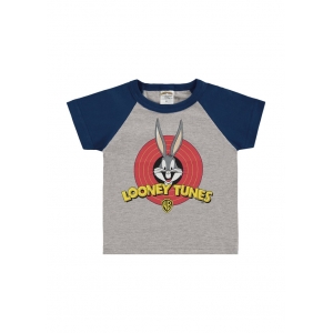 Camiseta bebê looney tunes pernalonga - 0 a 3 anos
