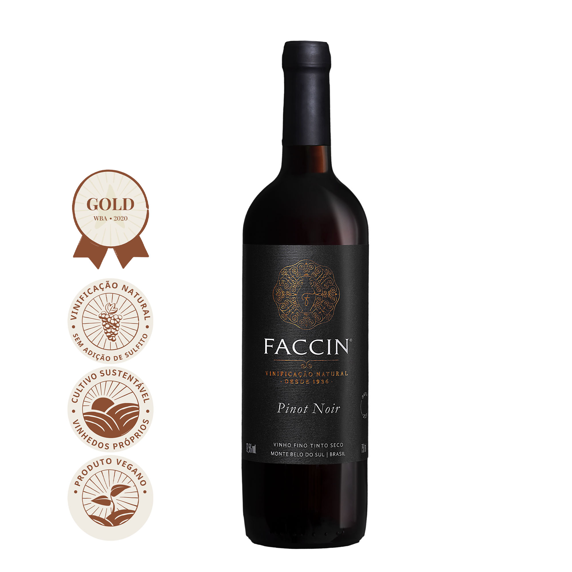 Faccin Vinho Tinto - Pinot Noir 2020 ( Natural )