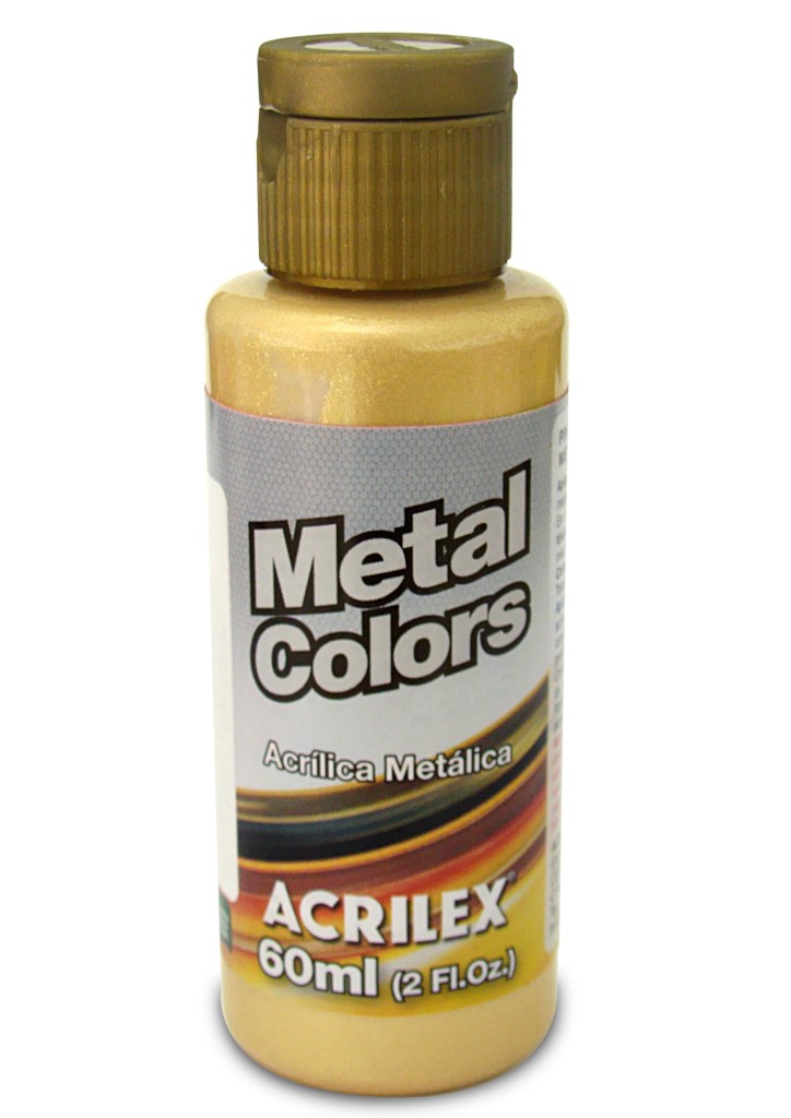 Tinta Ouro Metal Colors 60ml Acrilex - 532